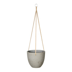 Classic Hanging Pot Medium in Cement Grey - home decor by LH Imports - Whats New Furniture Portland OR