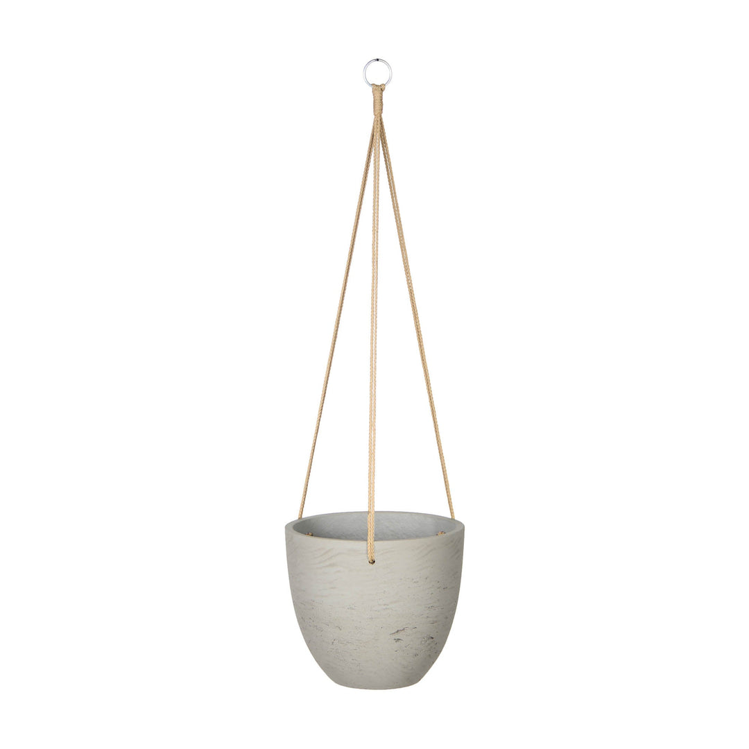 Classic Hanging Pot Small in Cement Grey - home decor by LH Imports - Whats New Furniture Portland OR