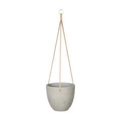 Classic Hanging Pot Small in Cement Grey - home decor by LH Imports - Whats New Furniture Portland OR