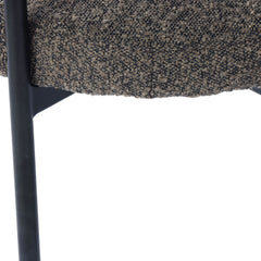 Cleo Dining Chair in Brown Boucle - dining chair by LH Imports - Whats New Furniture Portland OR