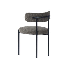Cleo Dining Chair in Brown Boucle - dining chair by LH Imports - Whats New Furniture Portland OR