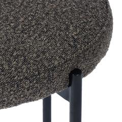Cleo Dining Chair in Brown Boucle - dining chair by LH Imports - Whats New Furniture Portland OR