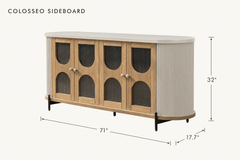Colosseo Sideboard dimensions - What&