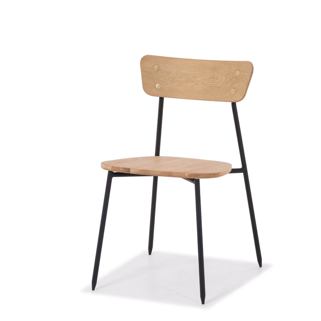 Colton Dining Chair - Natural Wood Seat - Whats New Furniture Portland OR