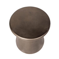 Concrete Mineral Side Table in Bronze - side table by LH Imports - Whats New Furniture Portland OR