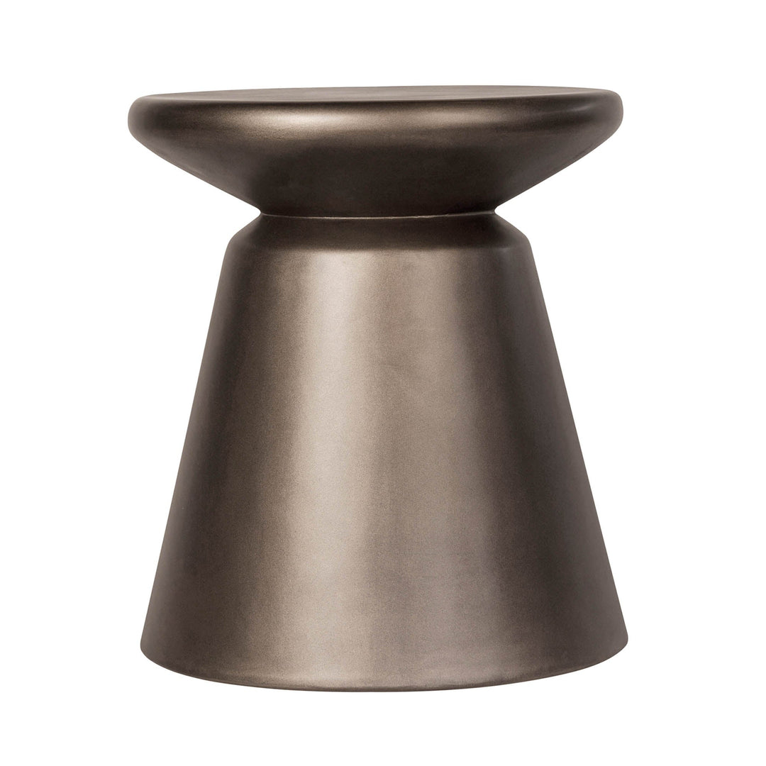 Concrete Mineral Side Table in Bronze - side table by LH Imports - Whats New Furniture Portland OR