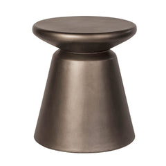 Concrete Mineral Side Table in Bronze - side table by LH Imports - Whats New Furniture Portland OR