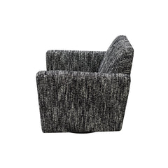 Cooper Swivel Club Chair in Chanel Black - accent chair by LH Imports - Whats New Furniture Portland OR