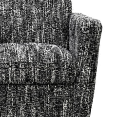 Cooper Swivel Club Chair in Chanel Black - accent chair by LH Imports - Whats New Furniture Portland OR