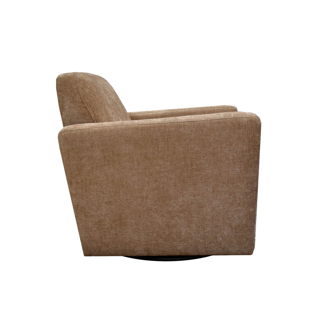 Cooper Swivel Club Chair in Latte Chenille - accent chair by LH Imports - Whats New Furniture Portland OR
