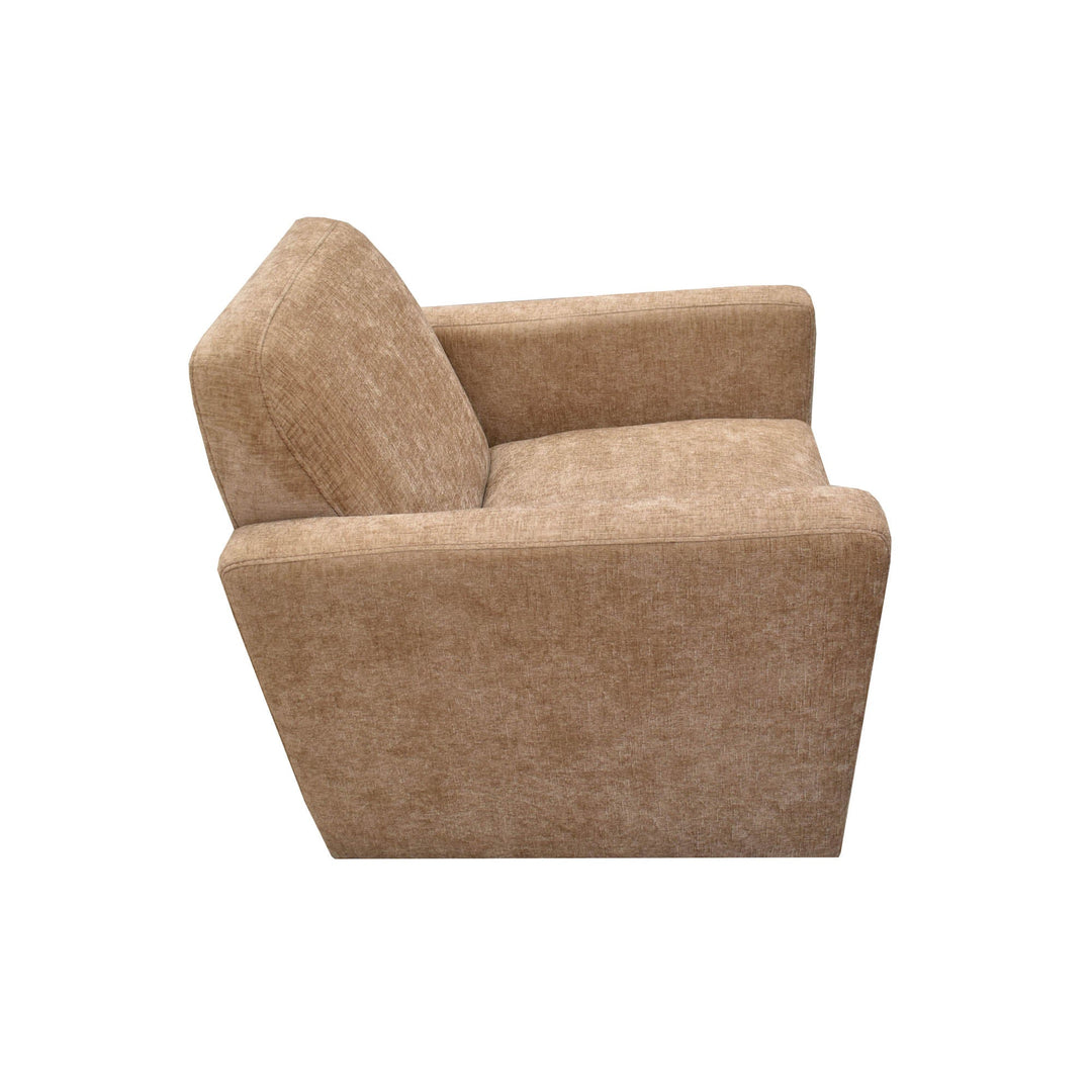 Cooper Swivel Club Chair in Latte Chenille - accent chair by LH Imports - Whats New Furniture Portland OR