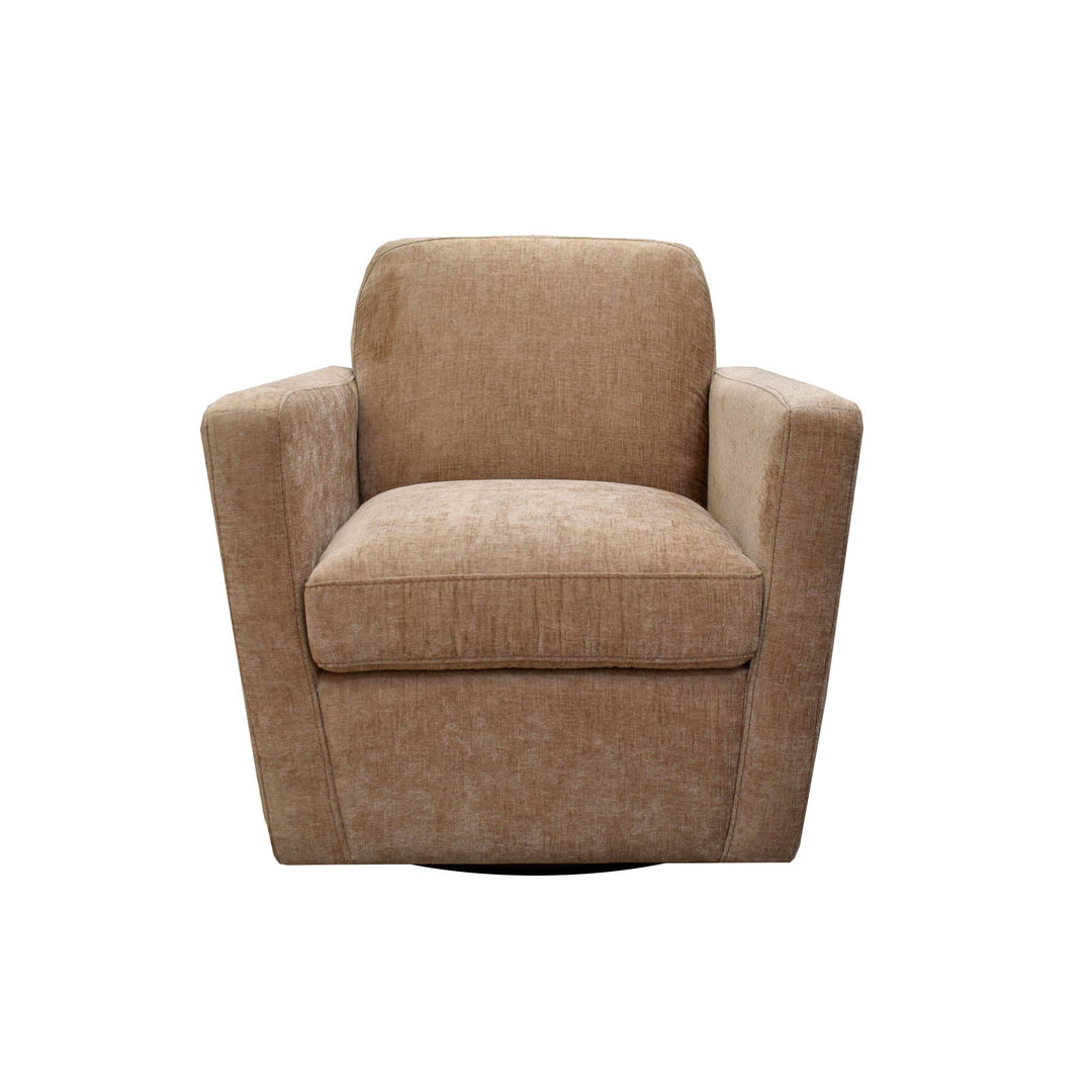 Cooper Swivel Club Chair in Latte Chenille - accent chair by LH Imports - Whats New Furniture Portland OR