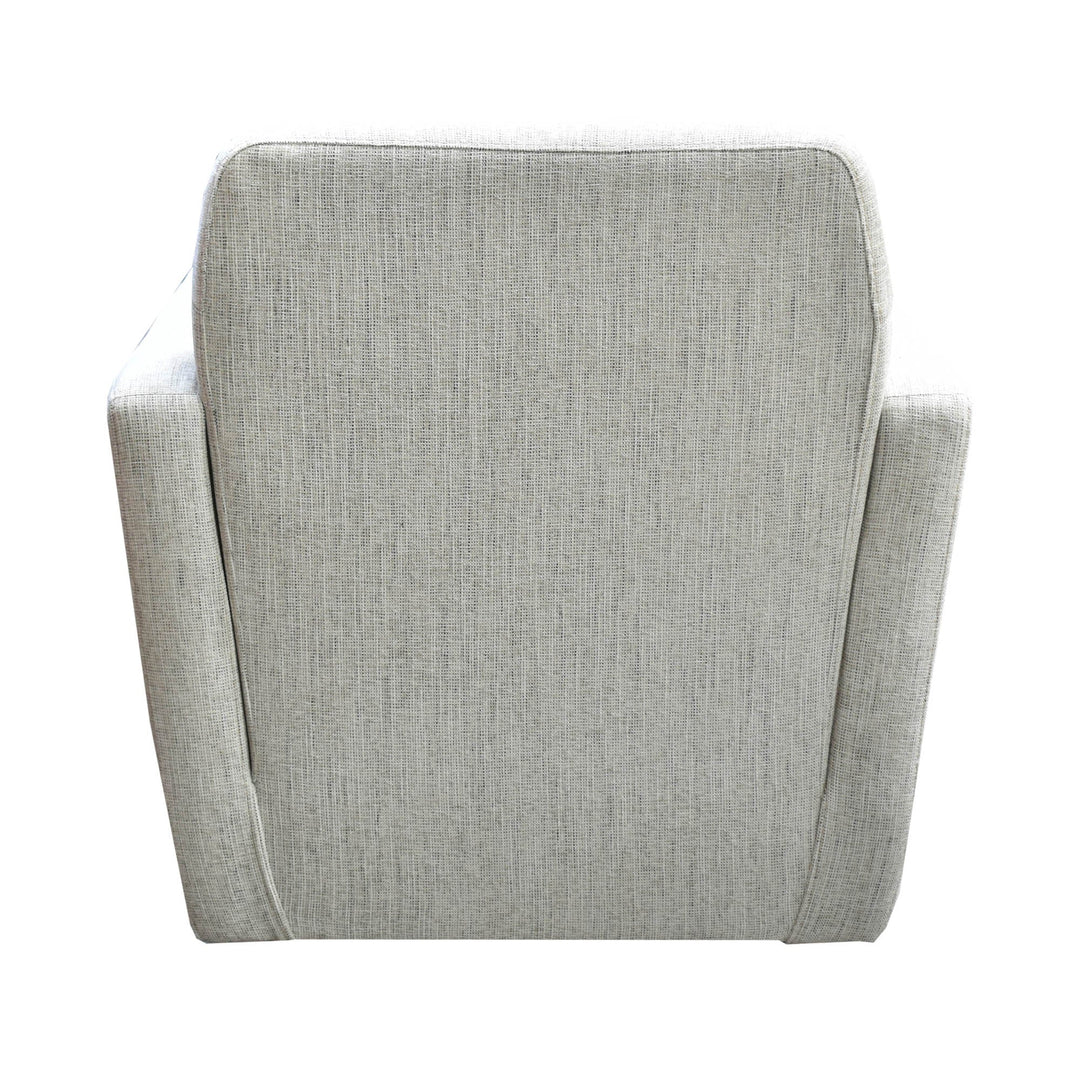 Cooper Swivel Club Chair in Woven Linen - accent chair by LH Imports - Whats New Furniture Portland OR