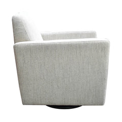 Cooper Swivel Club Chair in Woven Linen - accent chair by LH Imports - Whats New Furniture Portland OR
