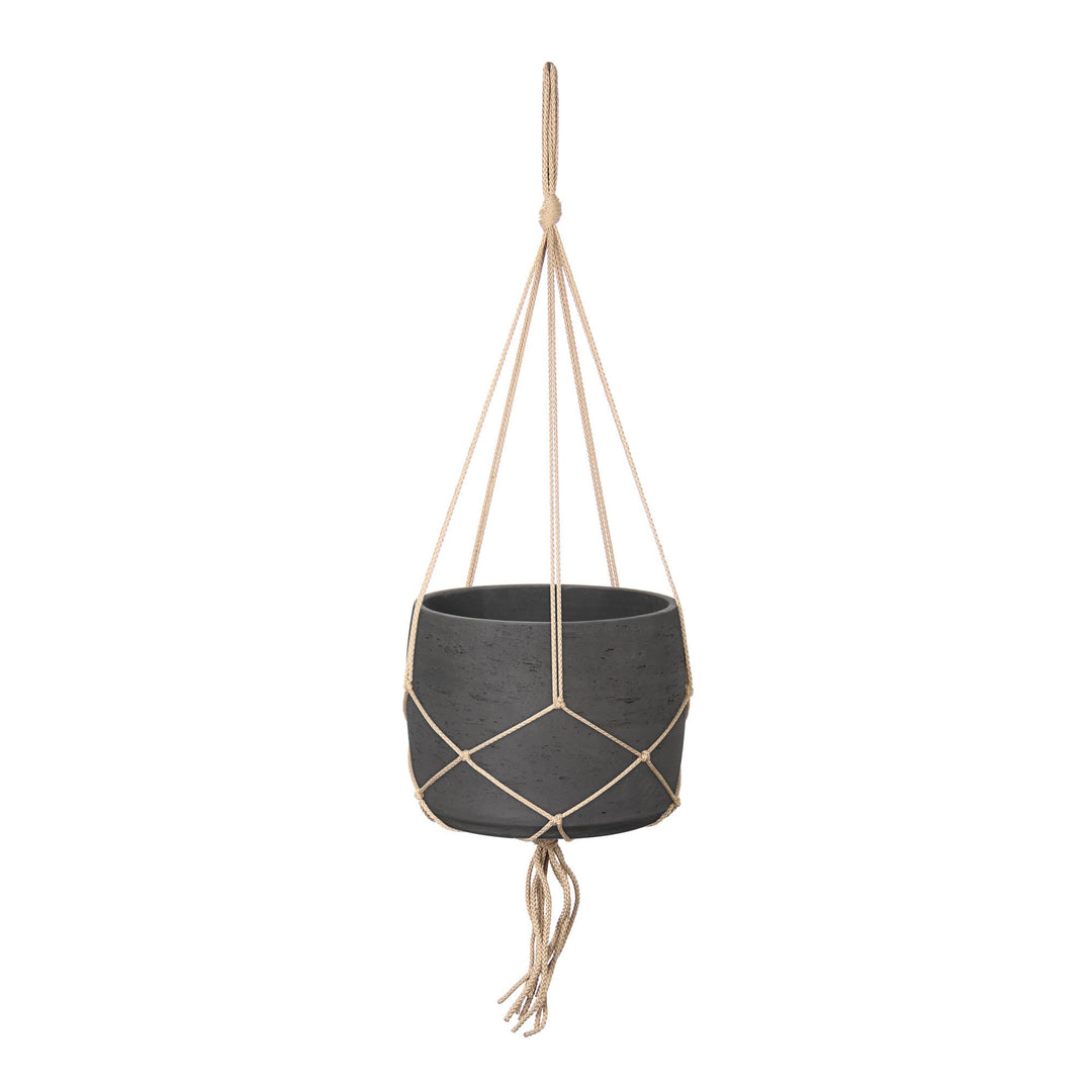 Craft Hanging Pot in Charcoal Grey - home decor by LH Imports - Whats New Furniture Portland OR