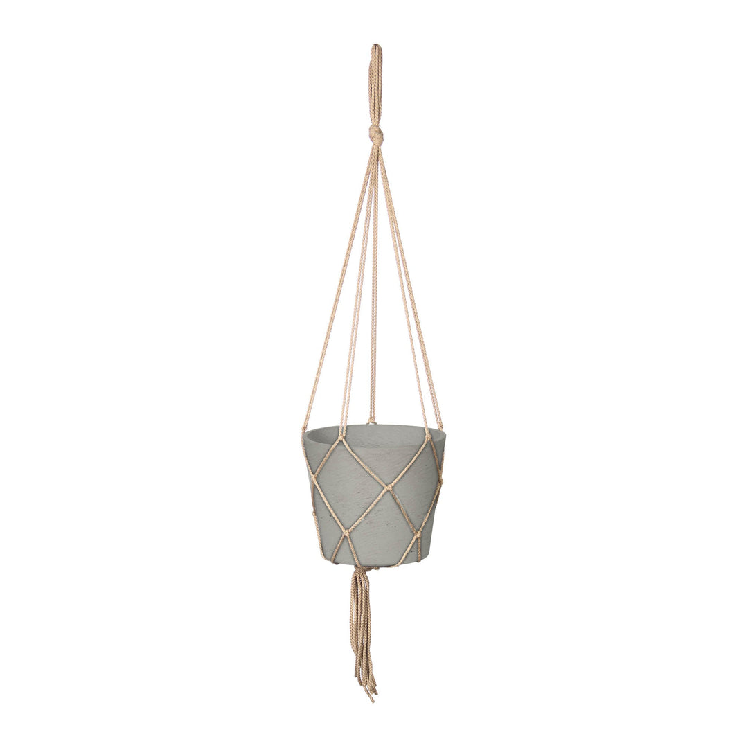 Craft Hanging Pot Small in Cement Grey - Whats New Furniture Portland