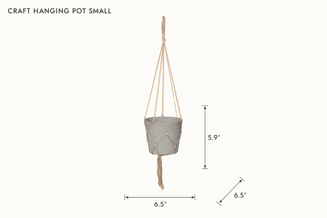 Craft Hanging Pot Small dimensions - What&