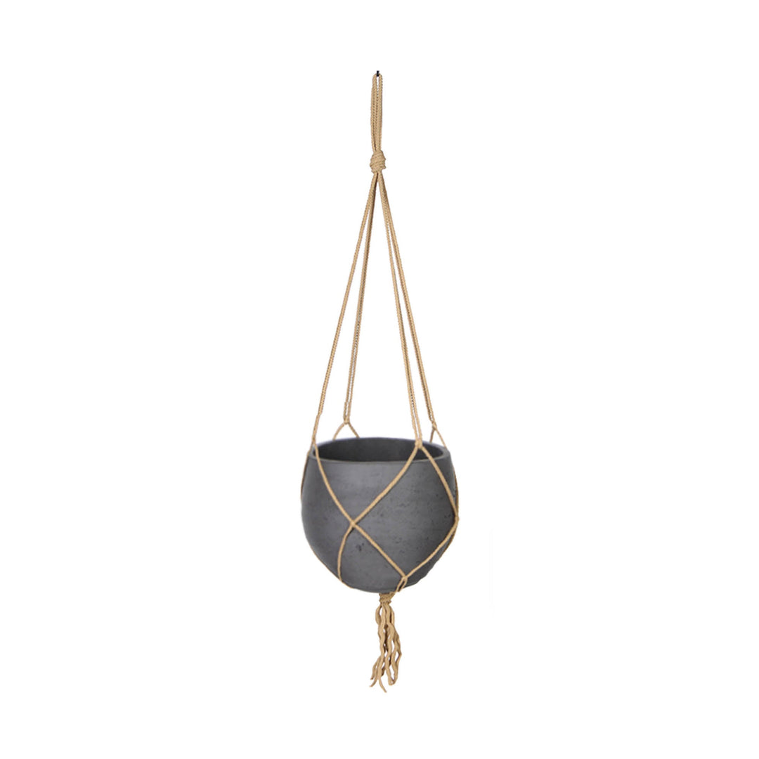 Craft Hanging Pot Small in Charcoal Grey - Whats New Furniture Portland