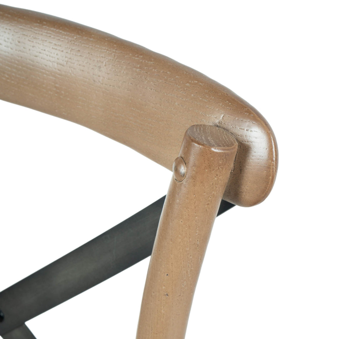 Cross Back Dining Chair in Sundried - dining chair by LH Imports - Whats New Furniture Portland OR