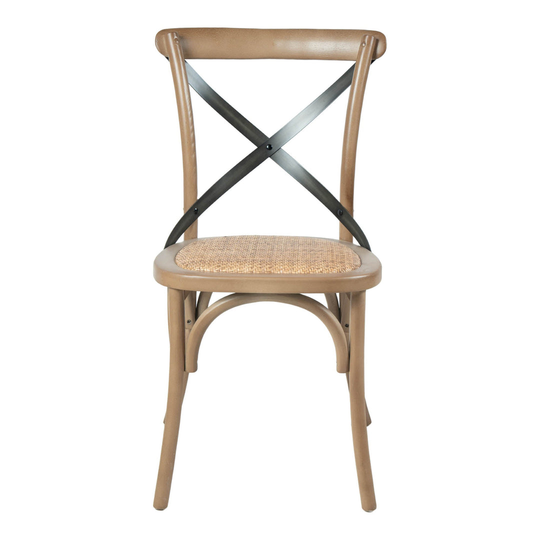 Cross Back Dining Chair in Sundried - dining chair by LH Imports - Whats New Furniture Portland OR