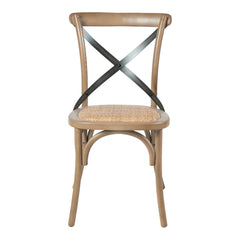 Cross Back Dining Chair in Sundried - dining chair by LH Imports - Whats New Furniture Portland OR