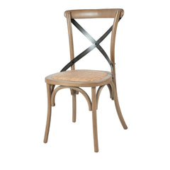 Cross Back Dining Chair in Sundried - dining chair by LH Imports - Whats New Furniture Portland OR