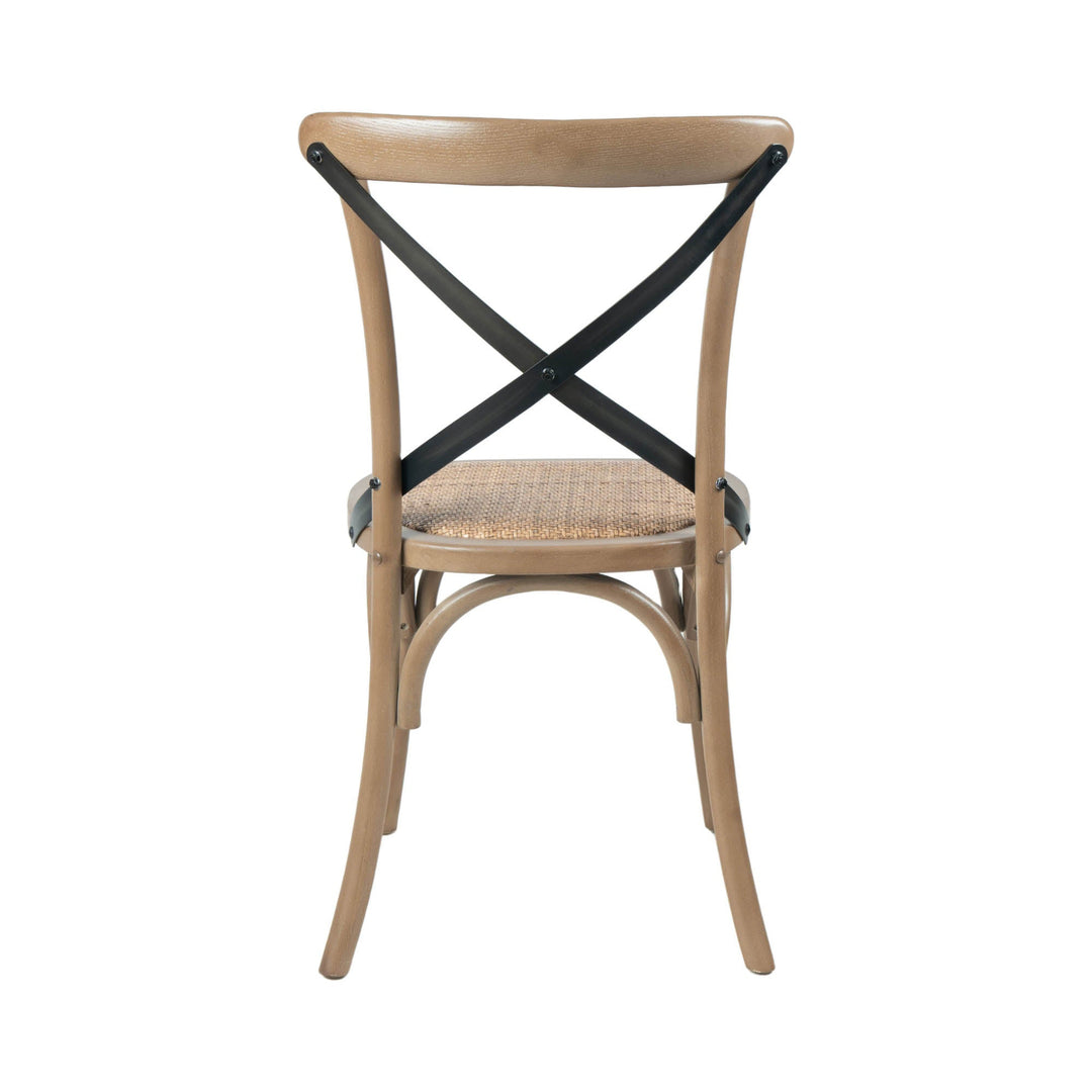 Cross Back Dining Chair in Sundried - dining chair by LH Imports - Whats New Furniture Portland OR