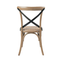 Cross Back Dining Chair in Sundried - dining chair by LH Imports - Whats New Furniture Portland OR