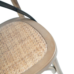 Cross Back Dining Chair in Sundried - dining chair by LH Imports - Whats New Furniture Portland OR
