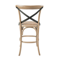 Crossback Counter Stool in Sundried - counter stool by LH Imports - Whats New Furniture Portland OR