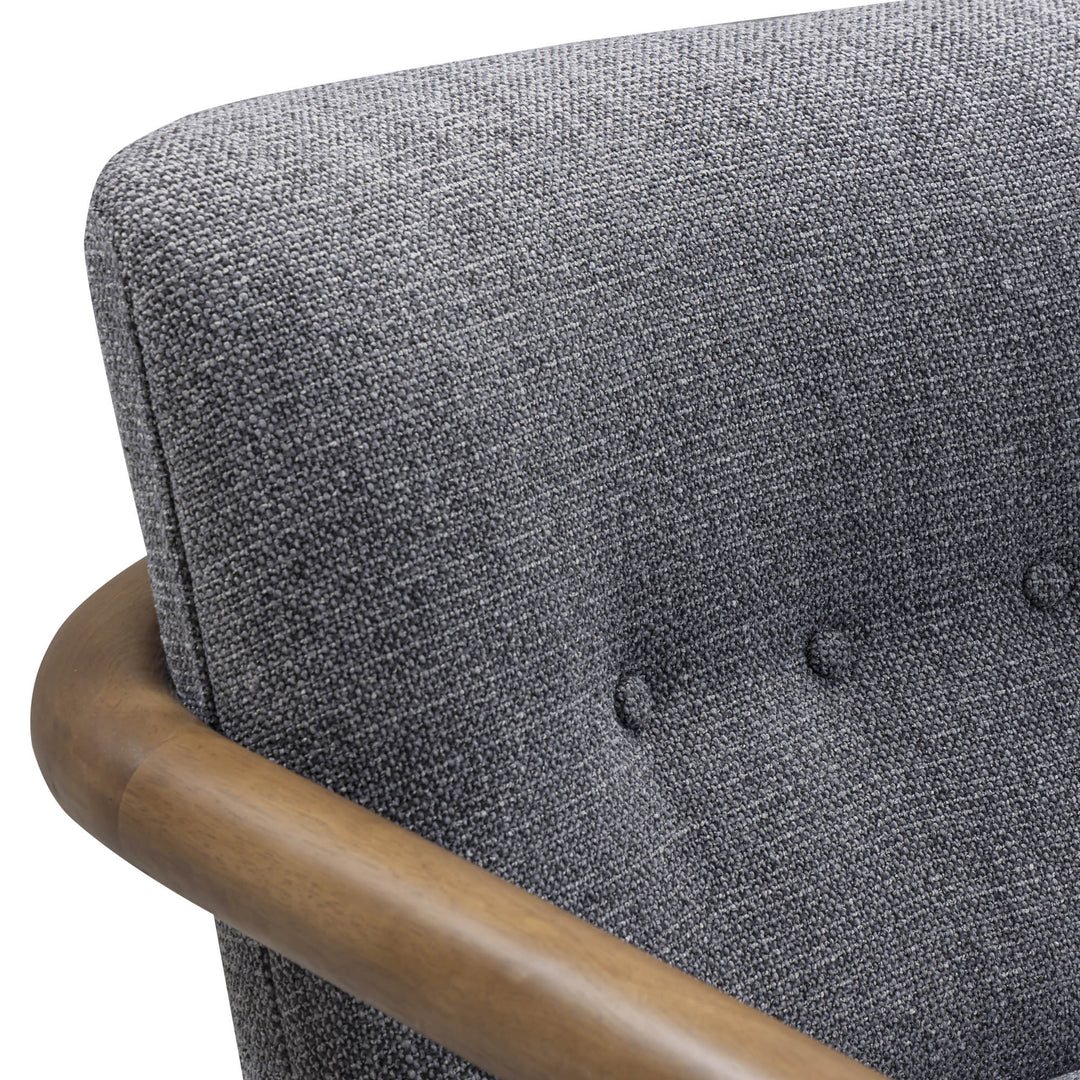 Curbside Club Chair in Charcoal - accent chair by LH Imports - Whats New Furniture Portland OR