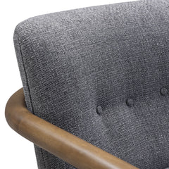 Curbside Club Chair in Charcoal - accent chair by LH Imports - Whats New Furniture Portland OR