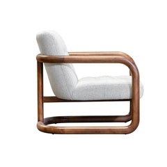 Curbside Club Chair in Ivory - accent chair by LH Imports - Whats New Furniture Portland OR