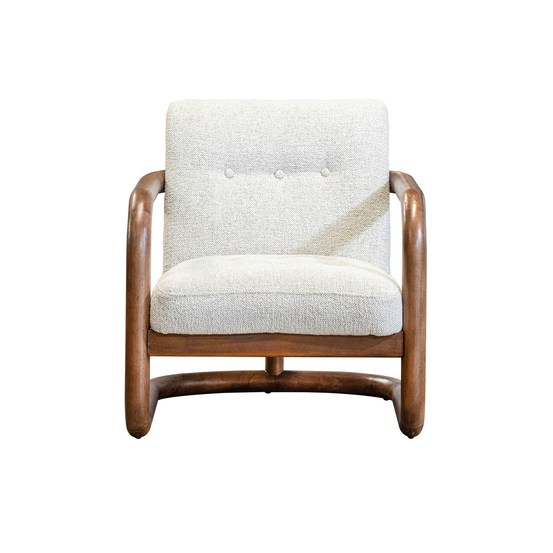 Curbside Club Chair in Ivory - accent chair by LH Imports - Whats New Furniture Portland OR
