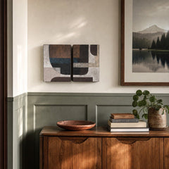 D-Bodhi Devotion Balancing Wall Art Set of 2 styled in Portland Laurelhurst Tudor cottage living room - Whats New Furniture