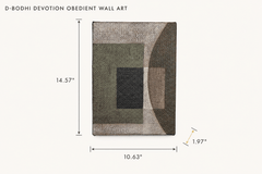 D-Bodhi Devotion Obedient Wall Art dimensions - What&