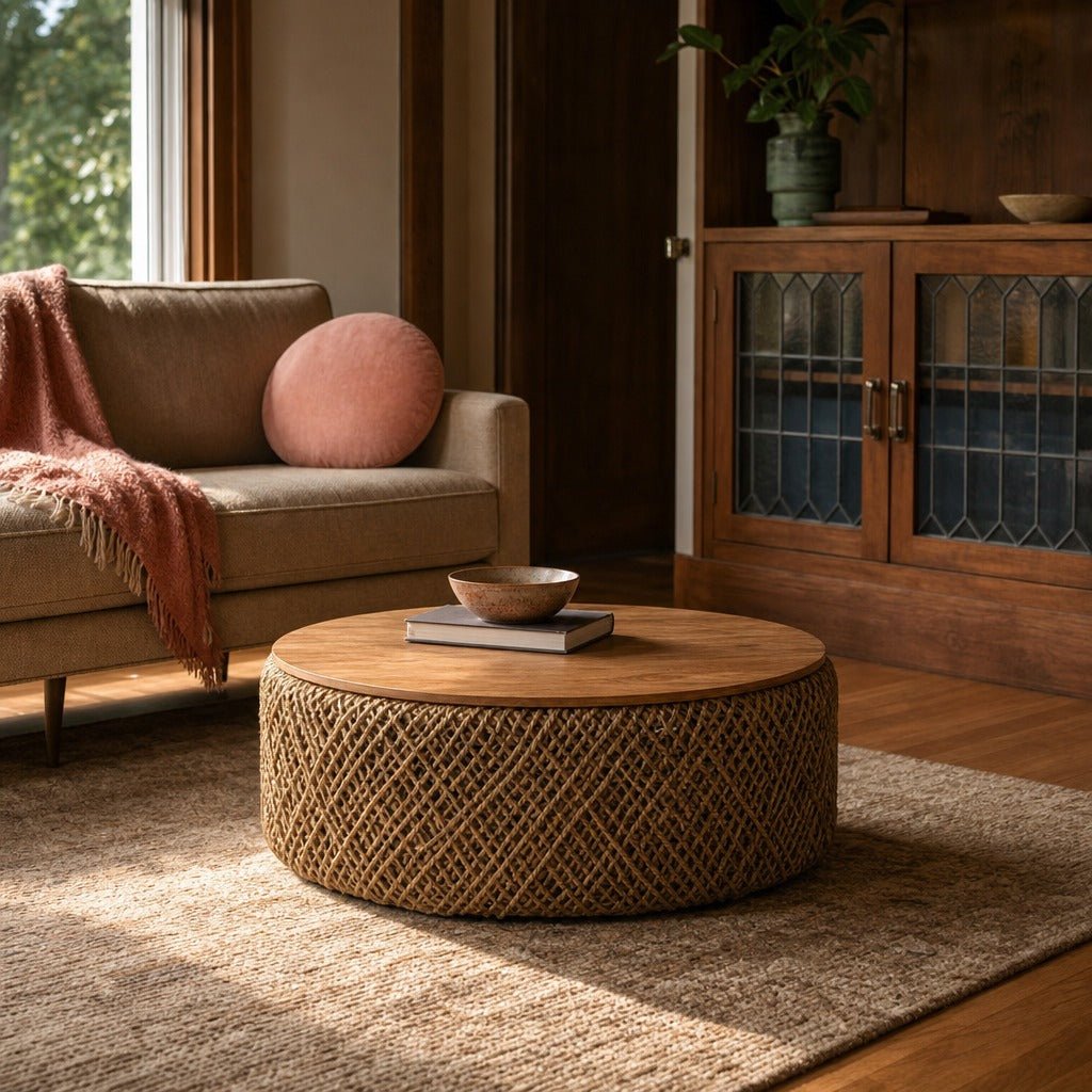 D-Bodhi Knut Coffee Table styled in Portland 1960s Garden Home ranch living room - Whats New Furniture