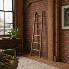 D-Bodhi Ladder styled in Portland converted warehouse flat with warm exposed brick and fir timber beams (no steel, no concrete) living room - Whats New Furniture