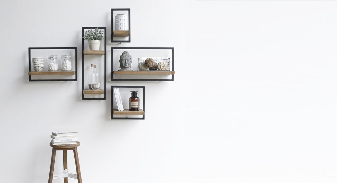 D-Bodhi Metal Frame Wall Box - Natural - Type B (1/box) - Whats New Furniture Portland OR