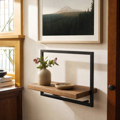 D-Bodhi Metal Frame Wall Box Type C in Natural styled in Portland Irvington foursquare with original built-ins living room - Whats New Furniture