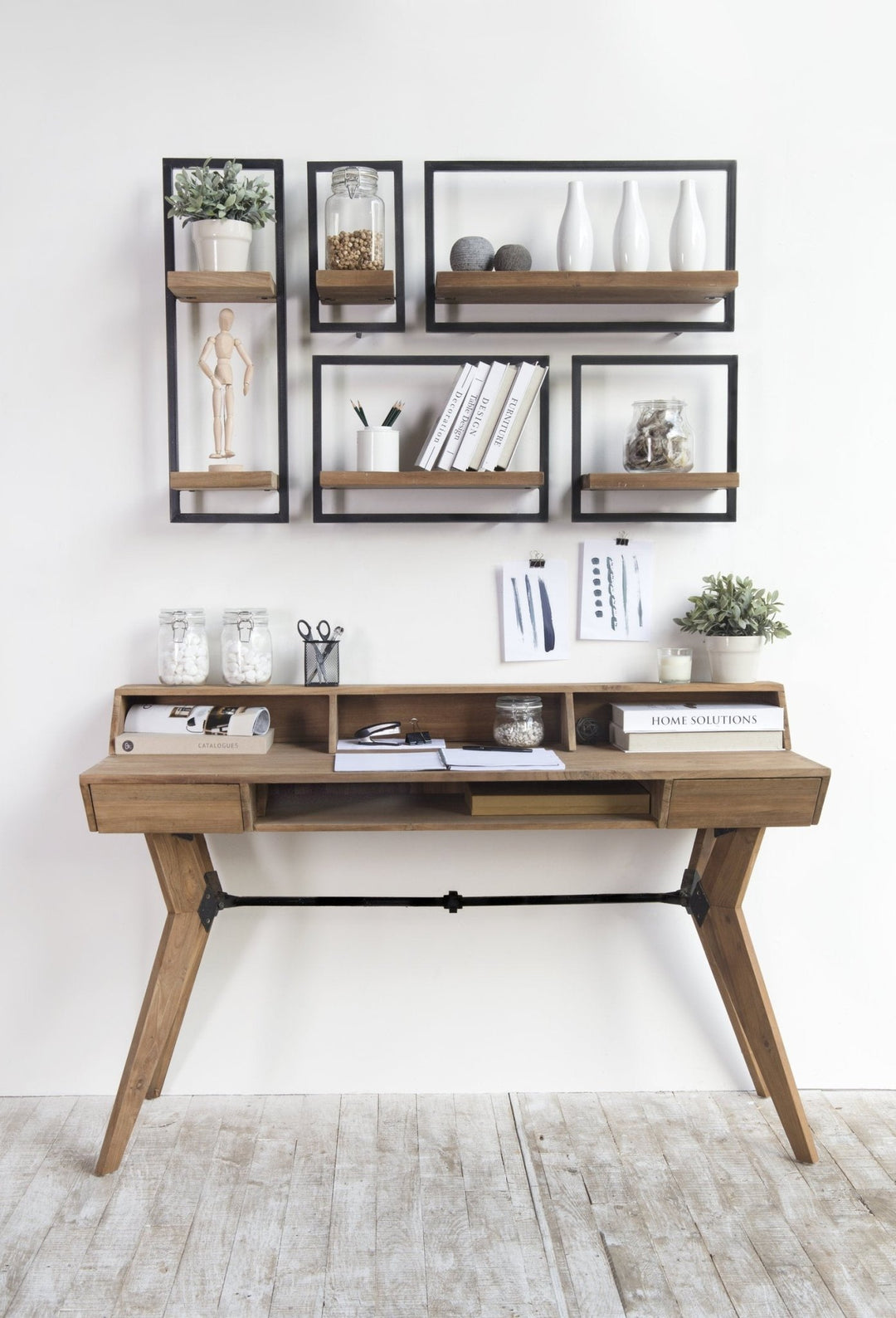 D-Bodhi Metal Frame Wall Box - Natural - Type E (1/box) - Whats New Furniture Portland OR