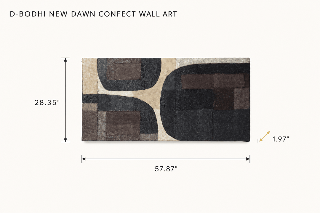 D-Bodhi New Dawn Confect Wall Art dimensions - What&