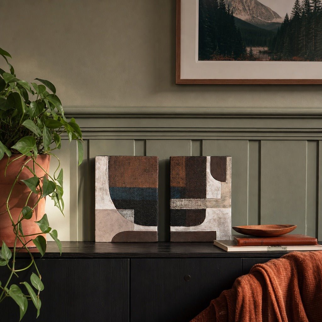 D-Bodhi New Dawn Creed Wall Art in Balancing styled in Portland Laurelhurst Tudor cottage living room - Whats New Furniture