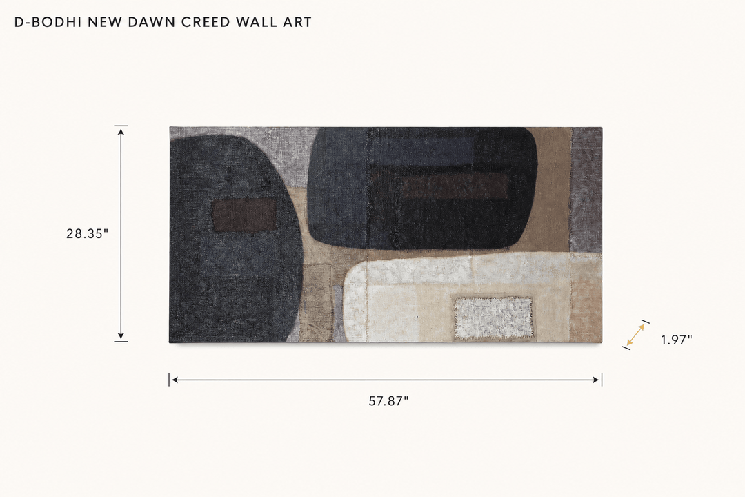 D-Bodhi New Dawn Creed Wall Art dimensions - What&