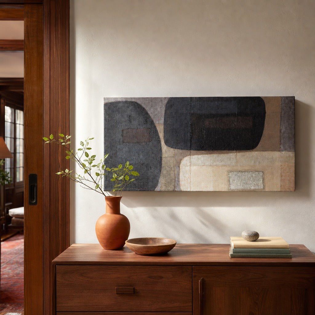 D-Bodhi New Dawn Creed Wall Art styled in Portland Laurelhurst Tudor cottage living room - Whats New Furniture