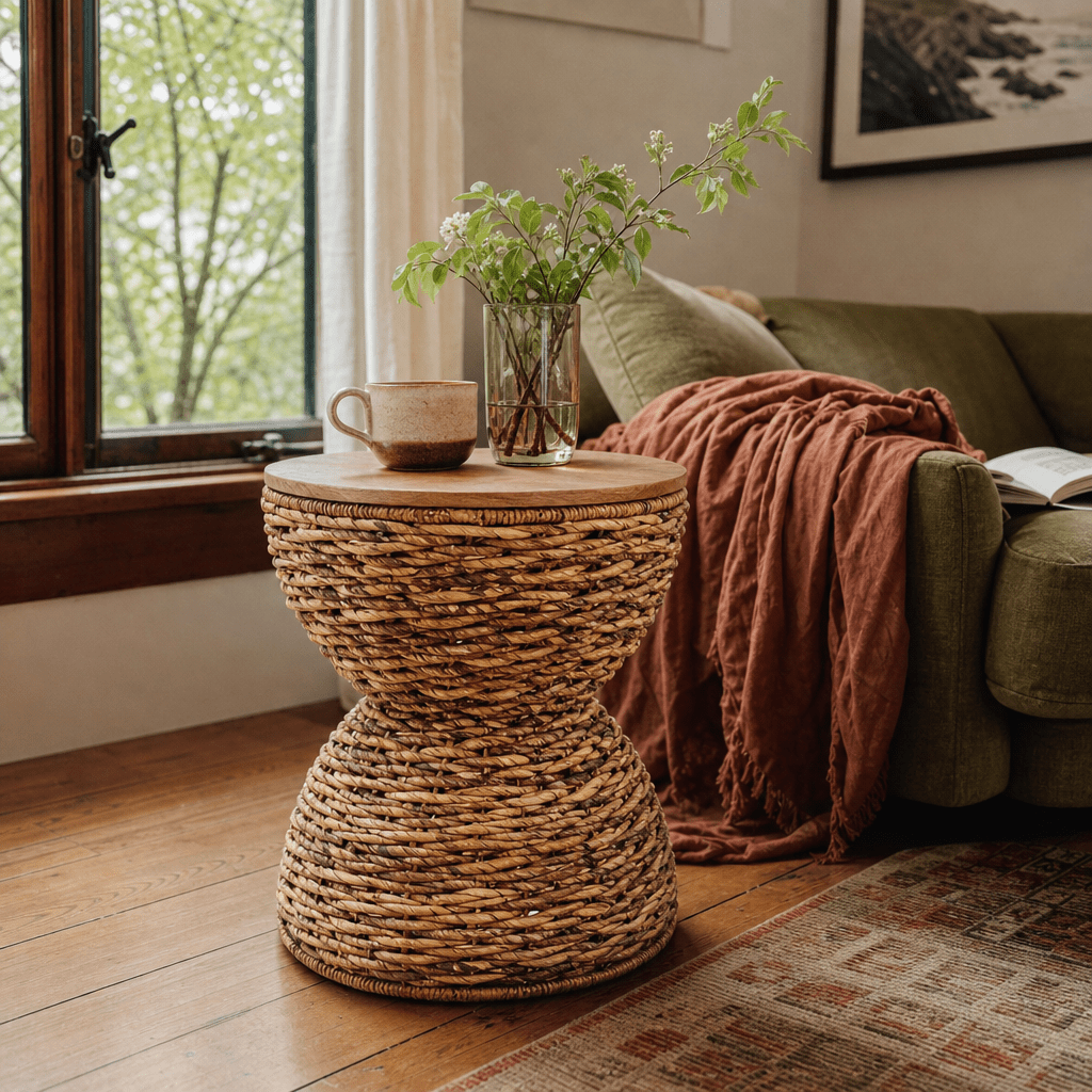 D-BODHI REBANA SIDE TABLE - ALTO in Default Title styled in a Portland home - Whats New Furniture