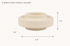 D-Bodhi Ring Candle Holder in One Tone dimensions - What&