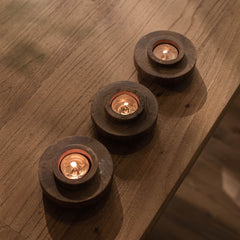 D-Bodhi Ring Candle Holder in Wood Grain - home decor by LH Imports - Whats New Furniture Portland OR