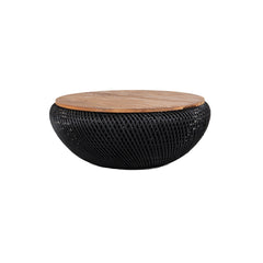 D-Bodhi Wave Coffee Table in Black - coffee table by LH Imports - Whats New Furniture Portland OR