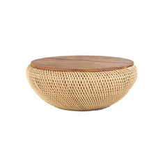 D-Bodhi Wave Coffee Table Large in Natural - coffee table by LH Imports - Whats New Furniture Portland OR